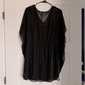 Express Black Kimono Mini Dress